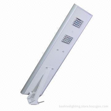 Newest Design All-in-one Integrated Solar Streetlight, 40W Power, 6,000K Color Temperature Range